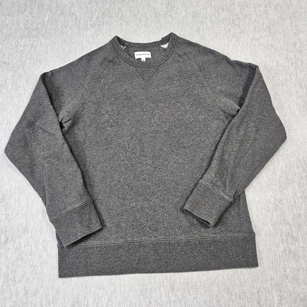 Spier & Mackay Sweatshirt Mens M Gray Crew Neck Cotton French Terry